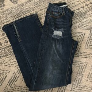 Fashion Nova slit Jeans